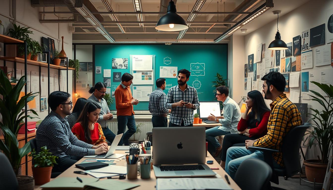 Image of a branding agency in Ahmedabad working on a brand strategy