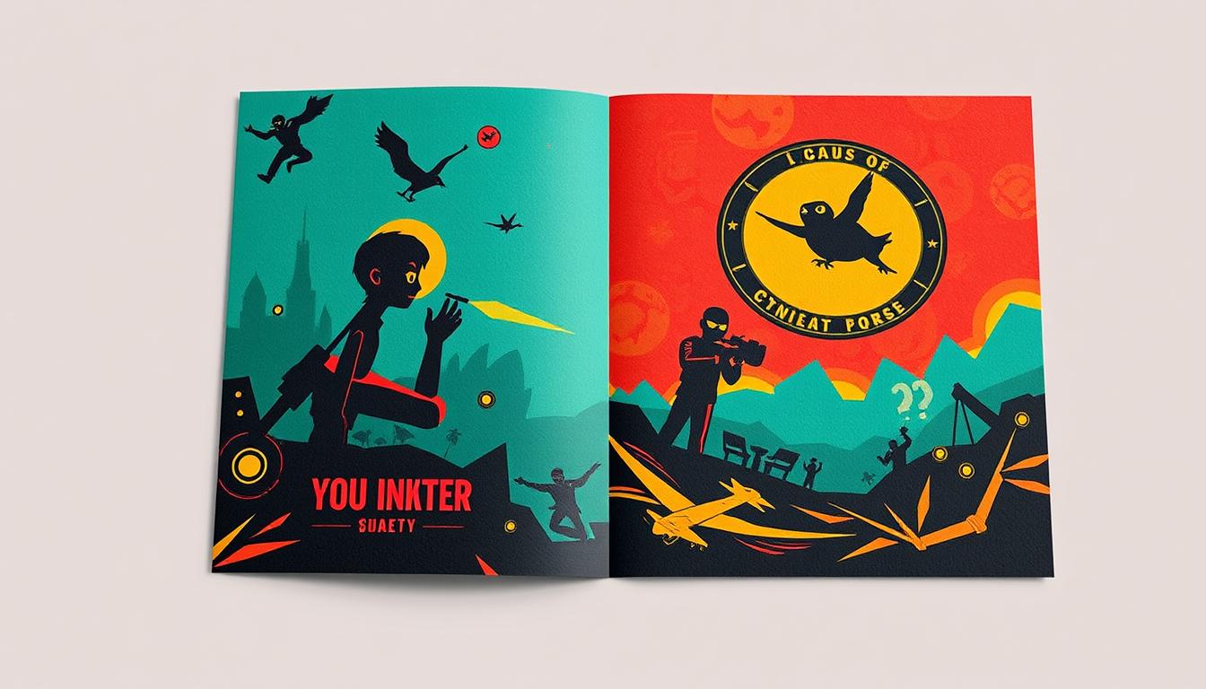 Graphic design studio in Ahmedabad creating captivating laminate folder designs