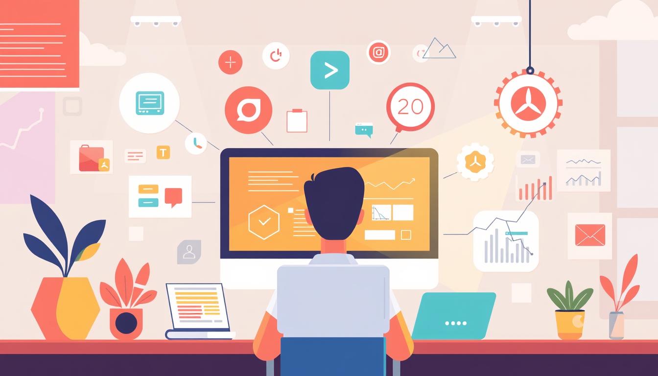 Generate an image representing a comprehensive digital marketing strategy for a branding agency in Ahmedabad.