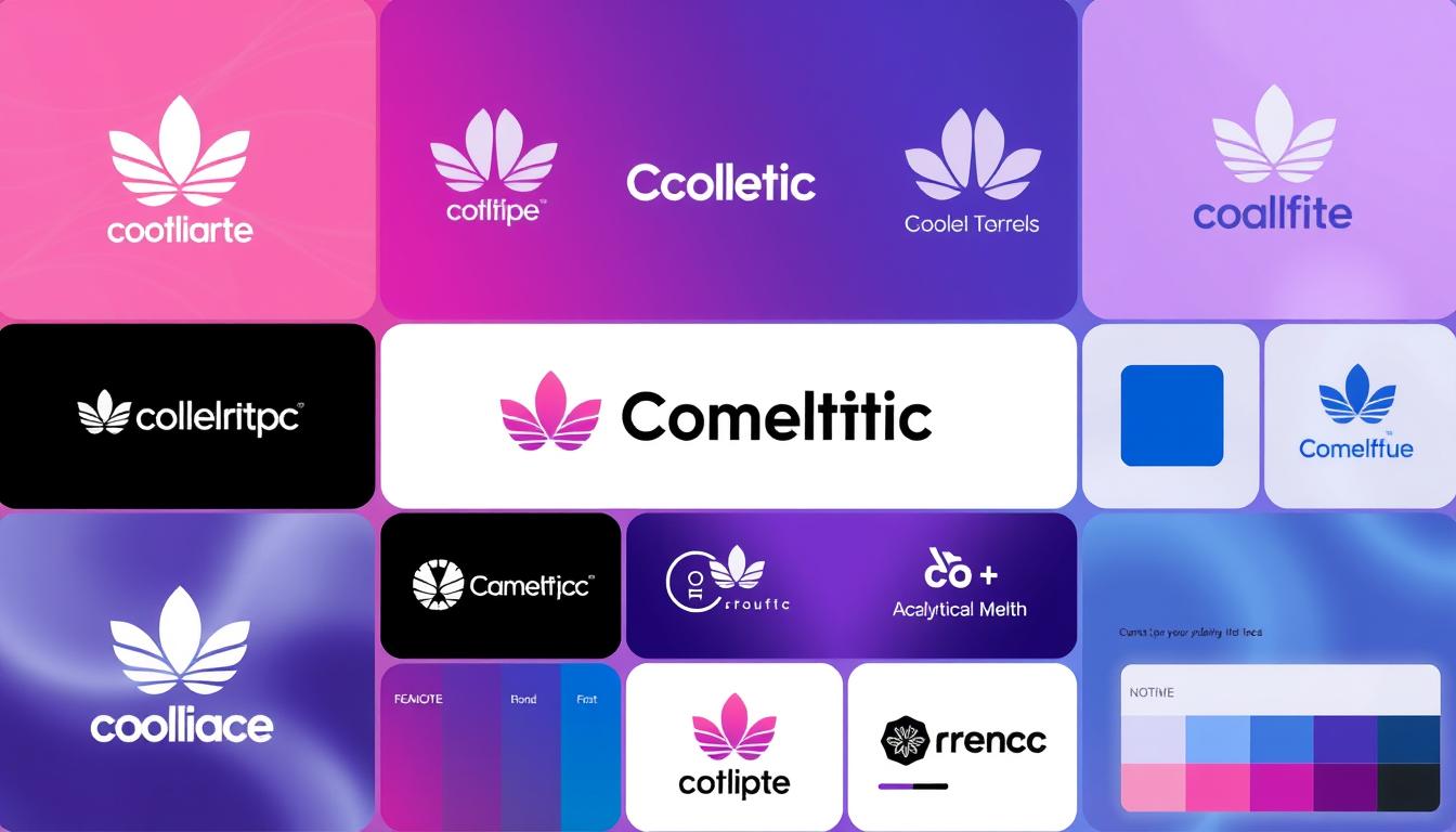 Generate an image representing brand identity elements such as logos, color palettes, and typography.
