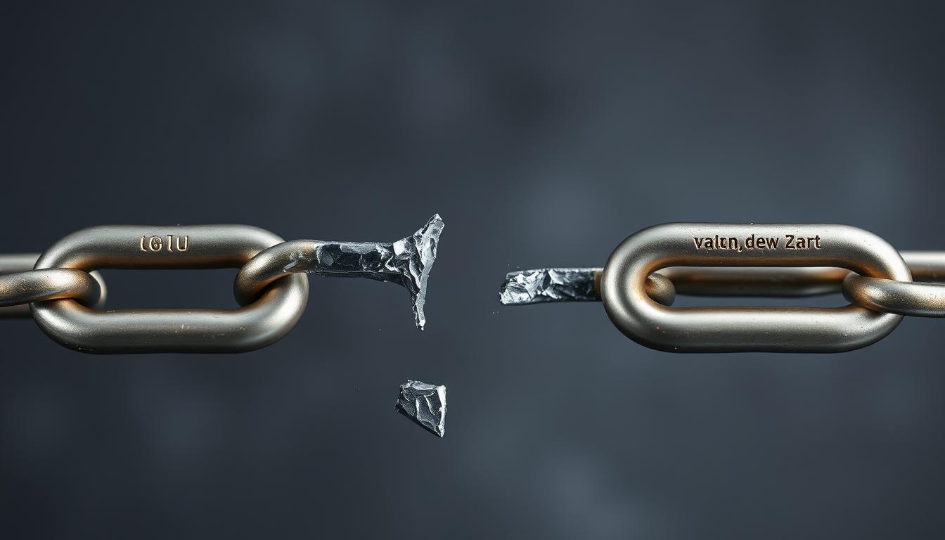 Graphic showing broken link building strategy for SEO
