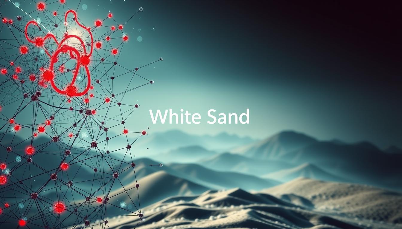 White Sand global digital network visualization for SEO and GEO marketing