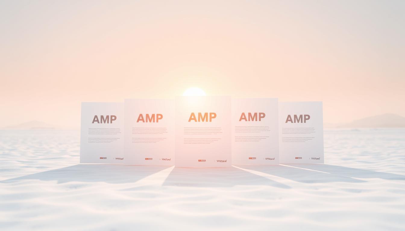 AMP pages displayed in sunlight symbolizing fast website performance
